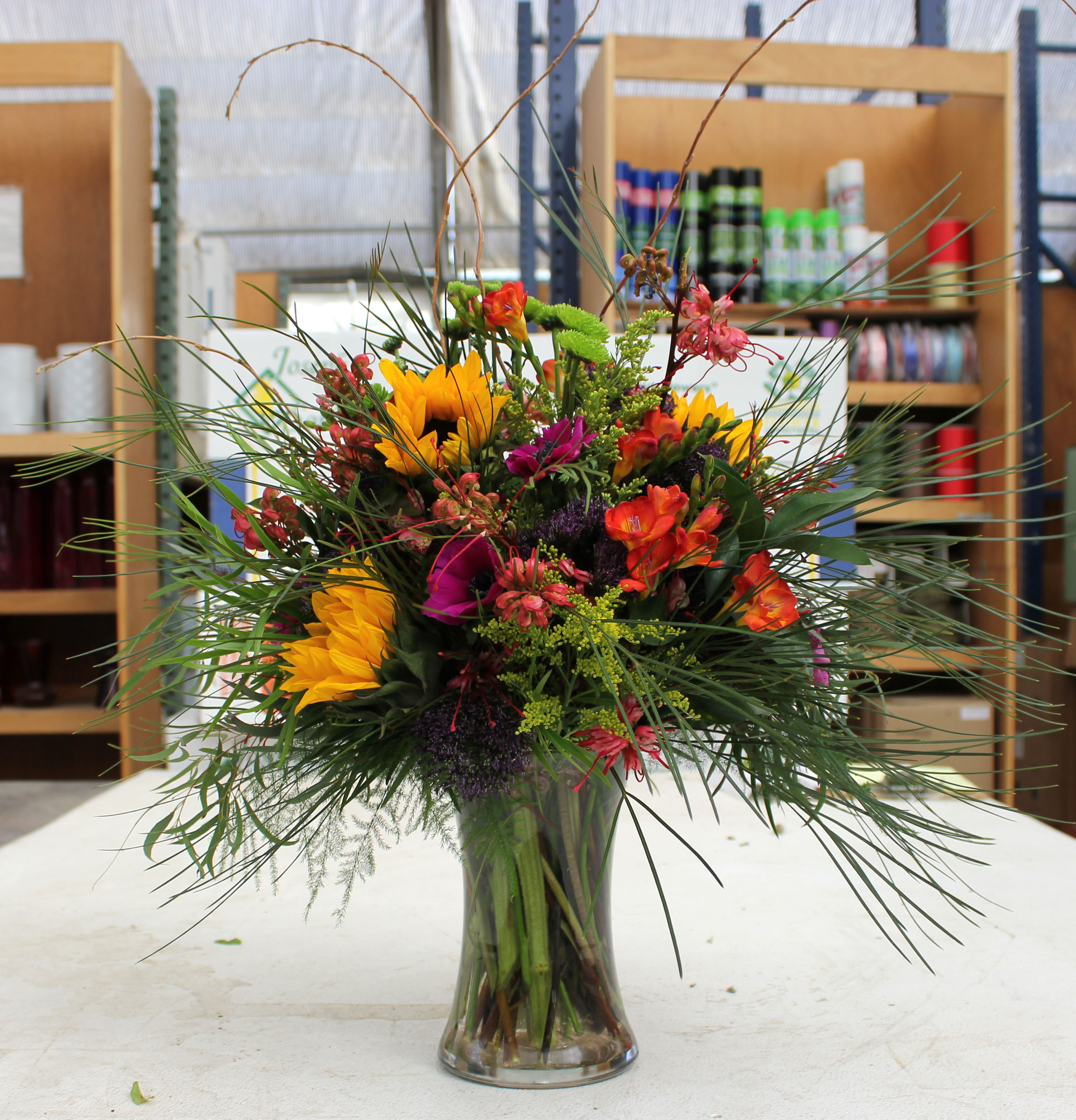Gathering Vase Stevens and Son Wholesale Florist