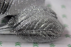 Corsage Leaves - Silver