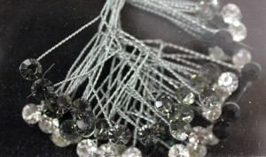 Rhinestone Sprays - Black, Black Diamond, Crystal