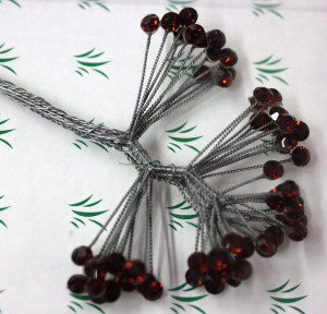 Rhinestone Sprays - Brown