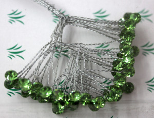 Rhinestone Sprays - Lt. Green