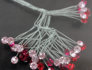 Rhinestone Sprays - Pink, Fuchsia, Red