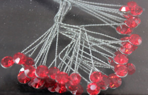 Rhinestone Sprays - Red