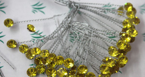 Rhinestone Sprays - Yellow
